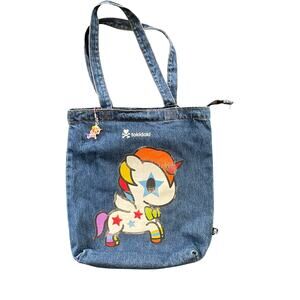 tokidoki Tote Bag Unicorno - Bowie with tokidoki Mermicorno Vinyl Figure